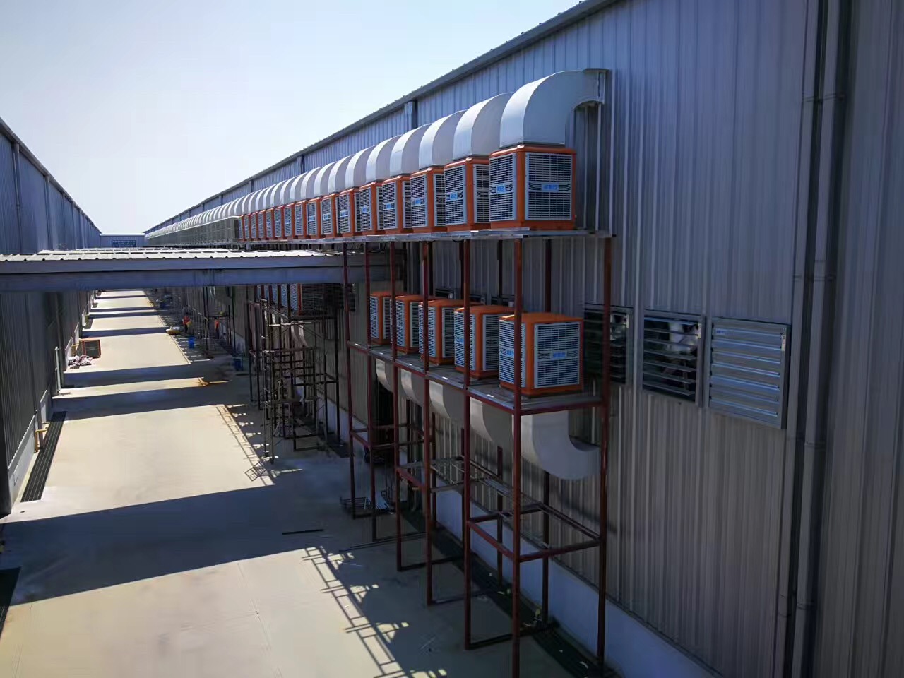 唯品會(huì)物流周轉(zhuǎn)倉(cāng)庫(kù)環(huán)?？照{(diào)降溫工程